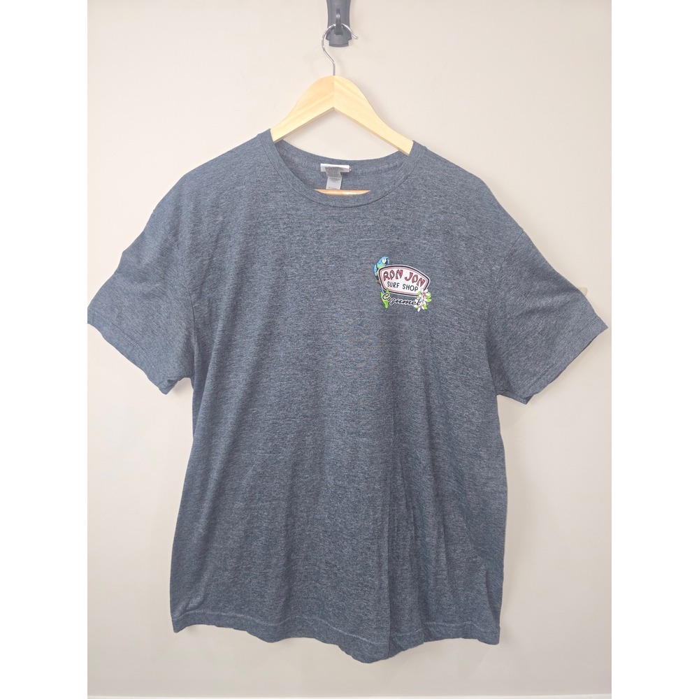 Ron Jon Surf Shop‎ Cozumel T-Shirt Mens XL Gray Heather Graphic Parrot Beach Tee